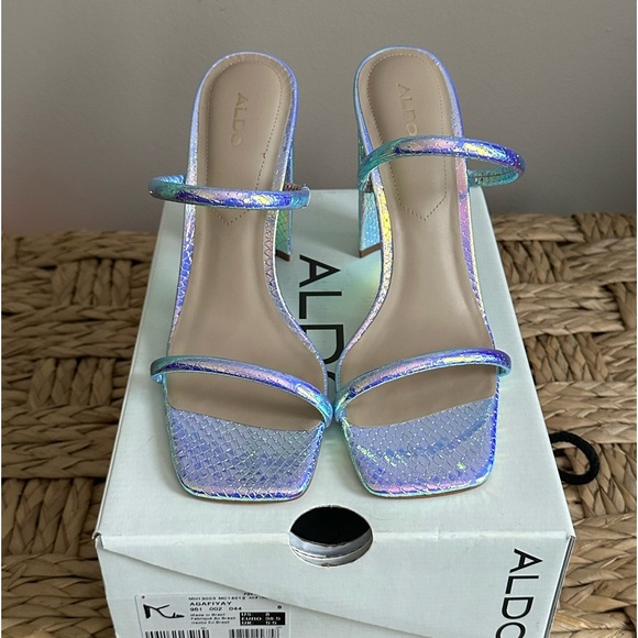 ALDO heels— New size 8 *SHINY - Picture 2 of 9